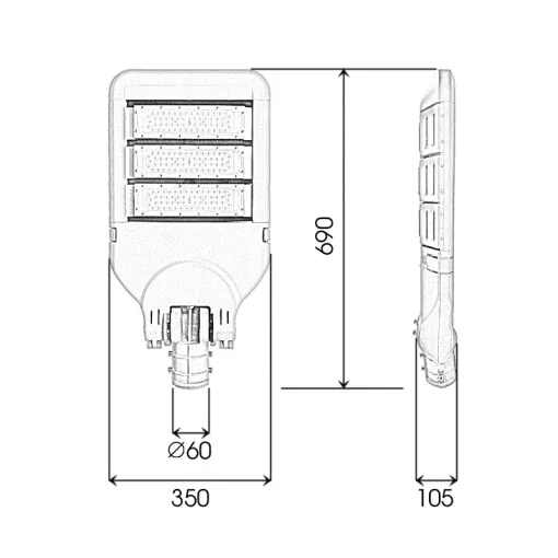 Đèn đường cao tốc 150W dẫn đầu thị trường - D01 - Ảnh 8