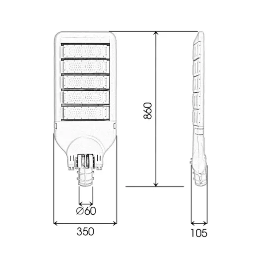 Đèn đường cao tốc 250W HKLED -Tự hào thương hiệu chiếu sáng hàng đầu Việt Nam  - D01 - Ảnh 8