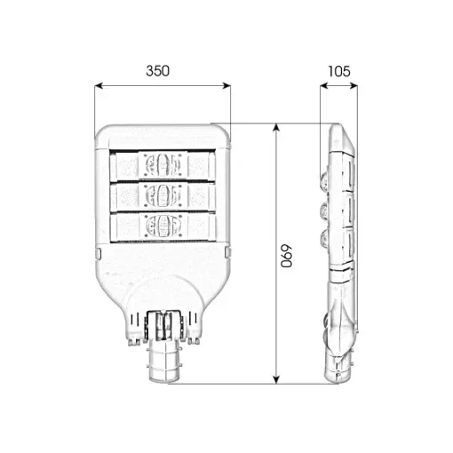 Đèn đường cao áp 150W Giá hấp dẫn  - D01 - Ảnh 10