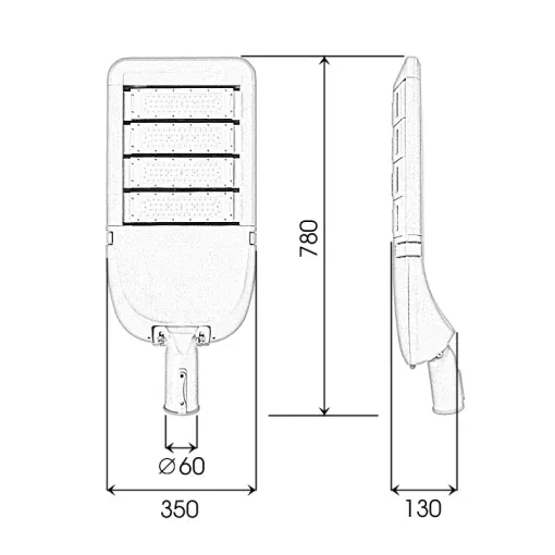 Đèn đường cao áp 200W Thương hiệu được ưa chuộng số 2 - D02 - Ảnh 8