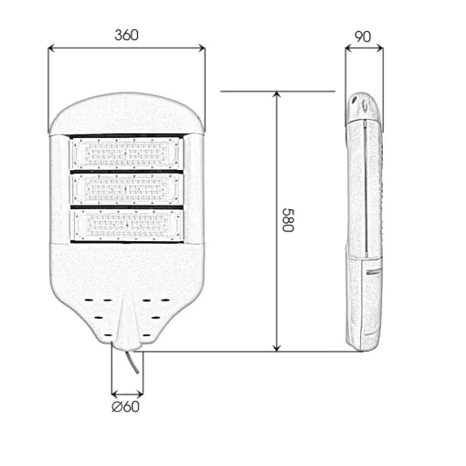 Đèn đường cao áp 150W Giá hấp dẫn  - D03 - Ảnh 8