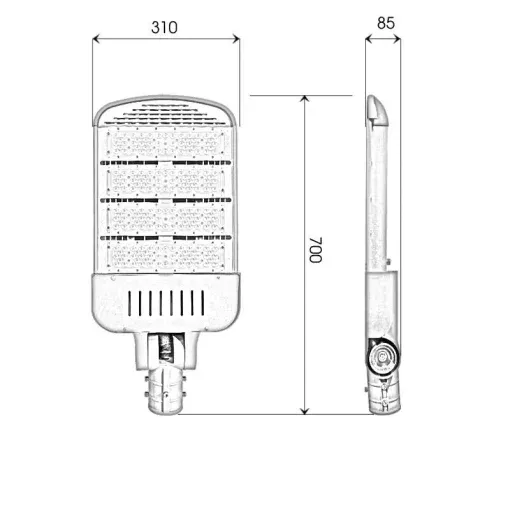 Đèn đường cao áp 200W Thương hiệu được ưa chuộng số 4 - D14 - Ảnh 10
