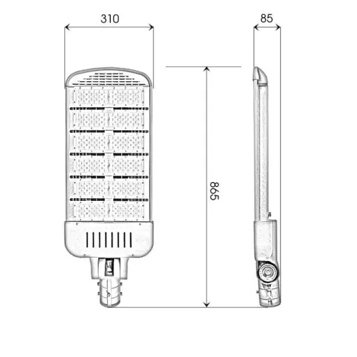 Đèn đường cao tốc 300W bảo hành lên tới 36 tháng  - D14 - Ảnh 9