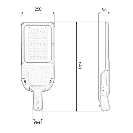 Đèn đường cao áp 150W ánh sáng vượt trội  - D23 - Ảnh 9
