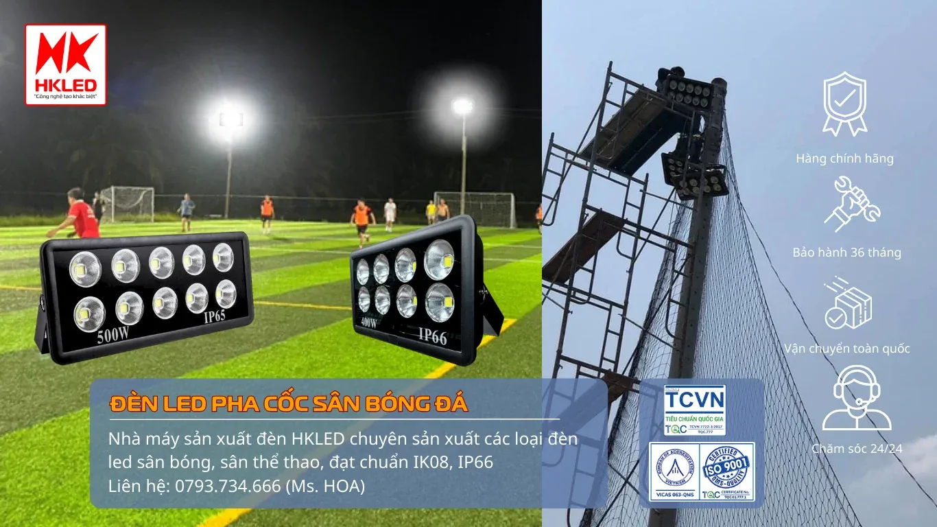 đèn pha cốc 200W HKLED