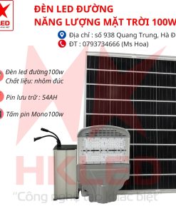 ĐÈN LED ĐƯỜNG NĂNG LƯỢNG MẶT TRỜI