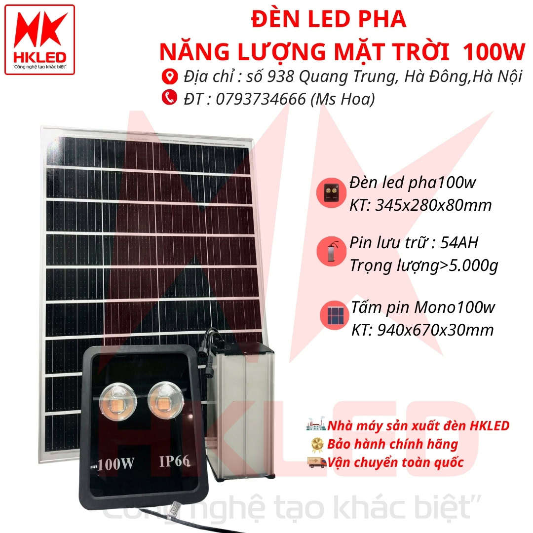 Đèn Pha Năng Lượng Mặt Trời 200W Cho Sân Bóng – Giải Pháp Chiếu Sáng Hiện Đại Từ HKLED