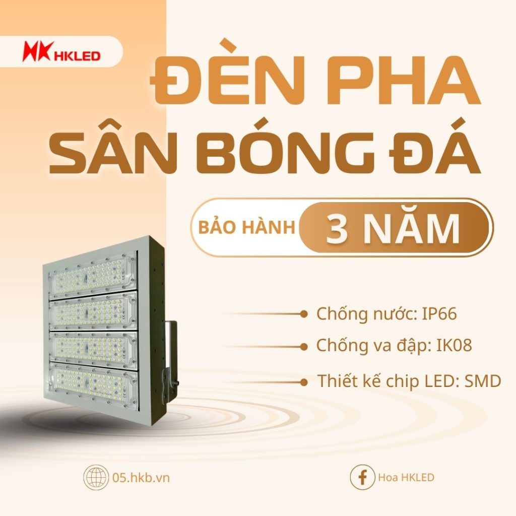 Đèn Pha Sân Bóng Đá 200W HKLED