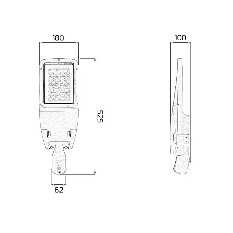 Đèn LED đường phố D26 Module SMD - Công suất 50W - Ảnh 10