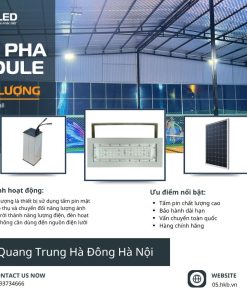 ĐÈN LED PHA NĂNG LƯỢNG MẶT TRỜI 50W HKLED – GIẢI PHÁP CHIẾU SÁNG TIẾT KIỆM, HIỆU QUẢ CHO MỌI KHÔNG GIAN NGOÀI TRỜI